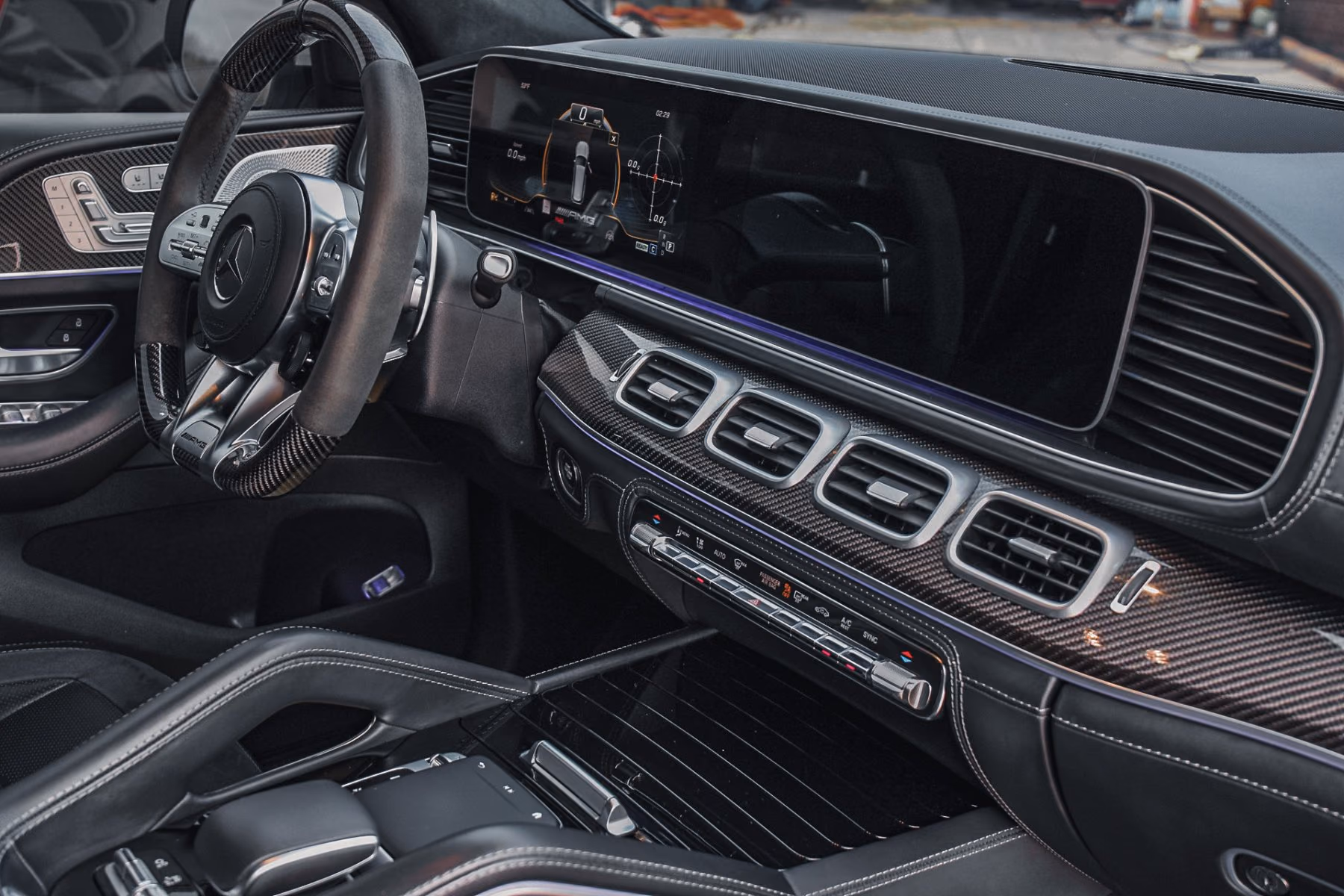 Vehicle dashboard and interior controls, supplied by Shine Theory